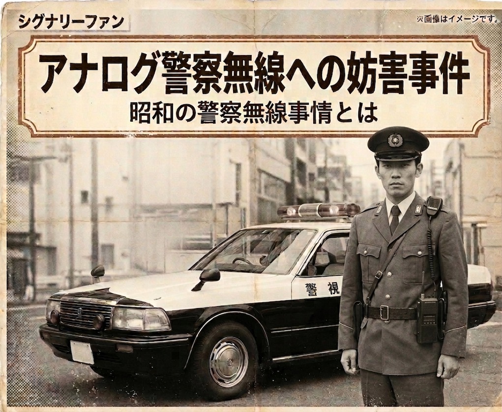 アナログ警察無線が送信改造で妨害多発? | シグナリーファン