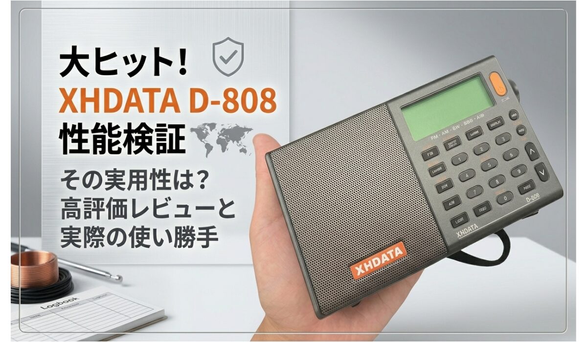 解説】XHDATA D-808のHF帯SSB受信ガイド | シグナリーファン